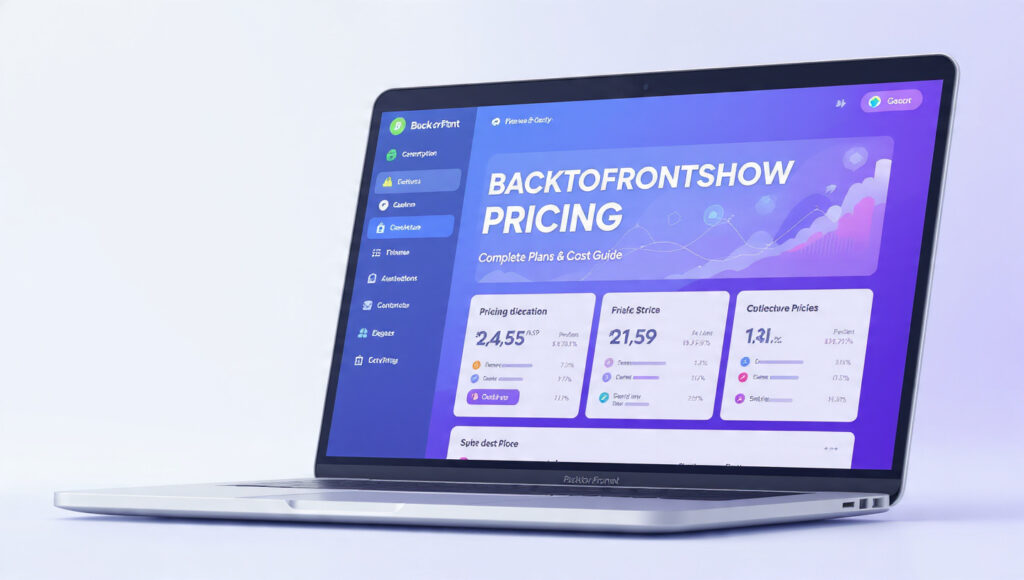 backtofrontshow pricing