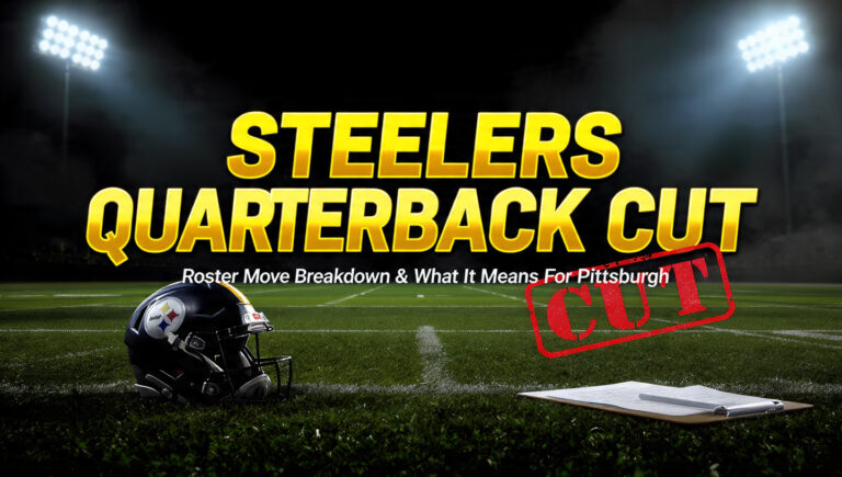 steelers quarterback cut