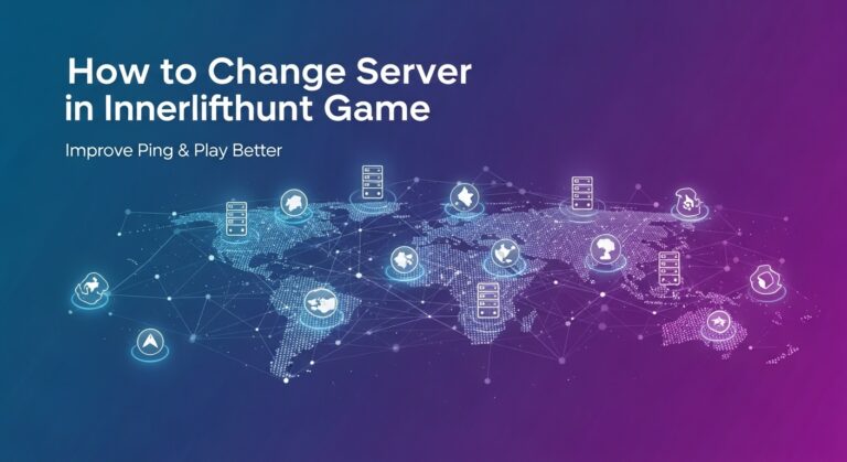 how to change server in innerlifthunt game