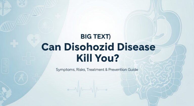 can disohozid disease kill you
