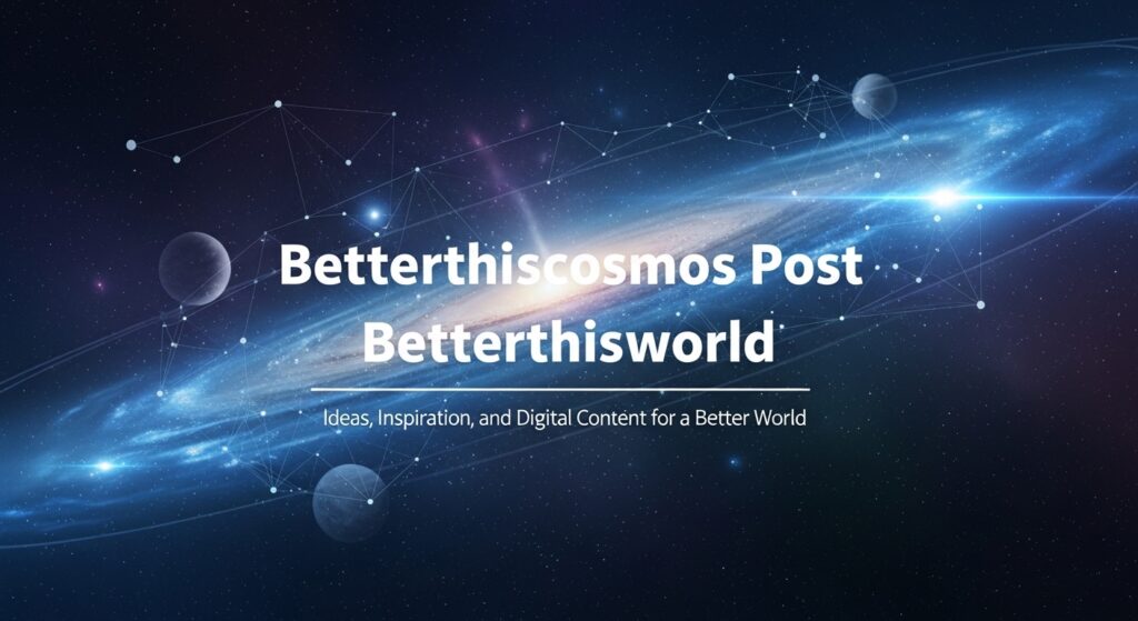 betterthiscosmos post betterthisworld